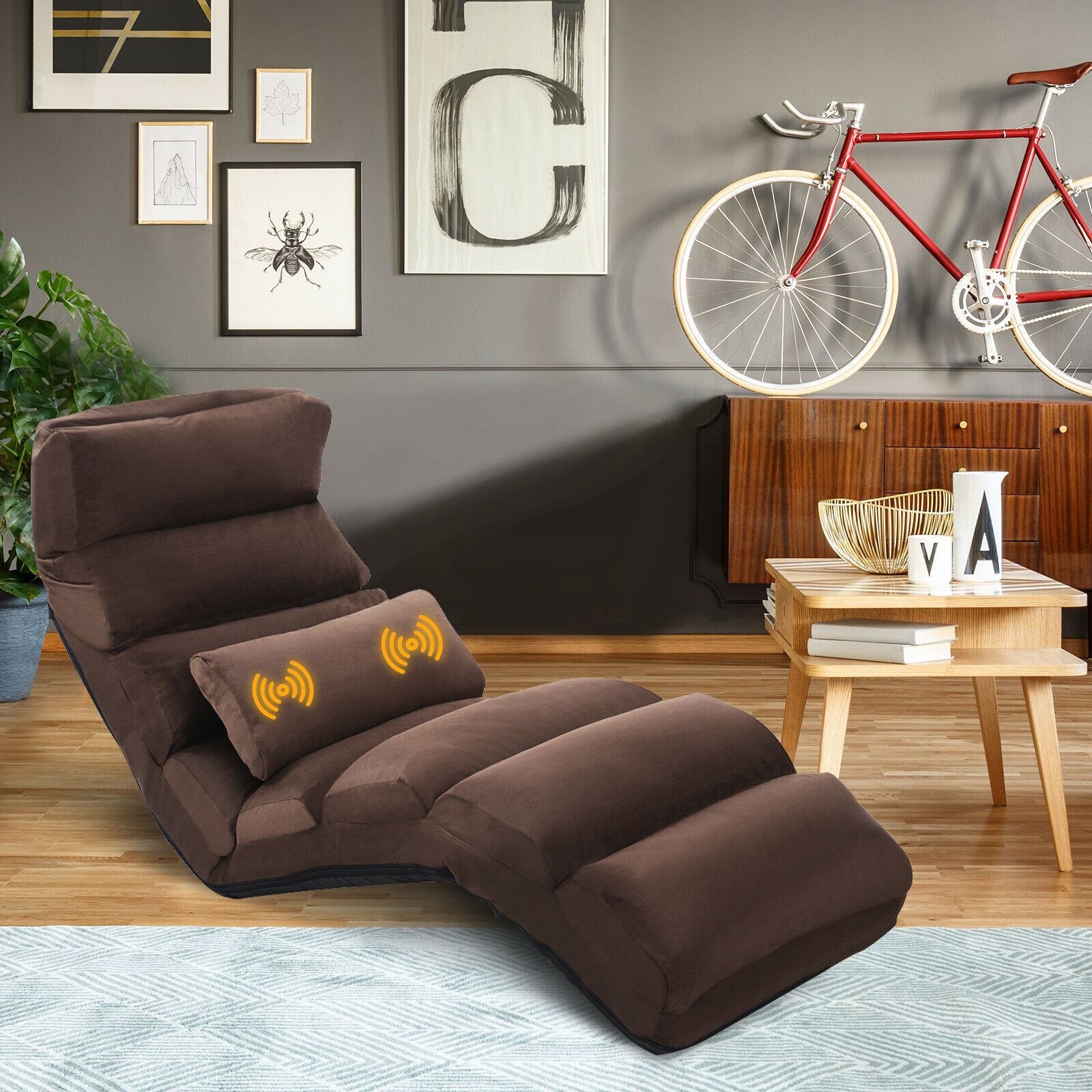 Folding Floor Sofa Chair / Ergonomic Floor Cushion